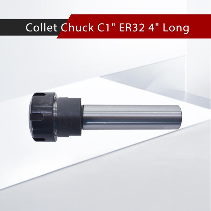 findmall Extension Straight Shank Tool Holder Collet Chuck C1" ER32 4" Long for CNC Lathe Milling - Image 4